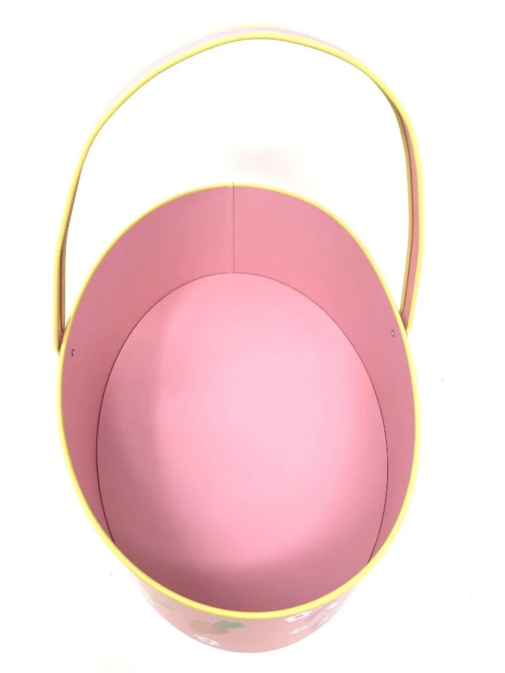 Target Printed Round Metal Easter Basket Bunnies Spritz™ Nostalgic 50's Inspired